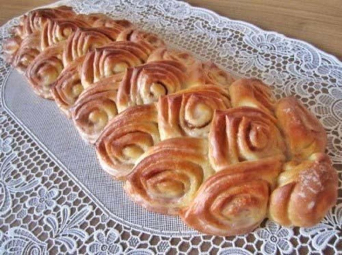 Открытый дрожжевой пирог