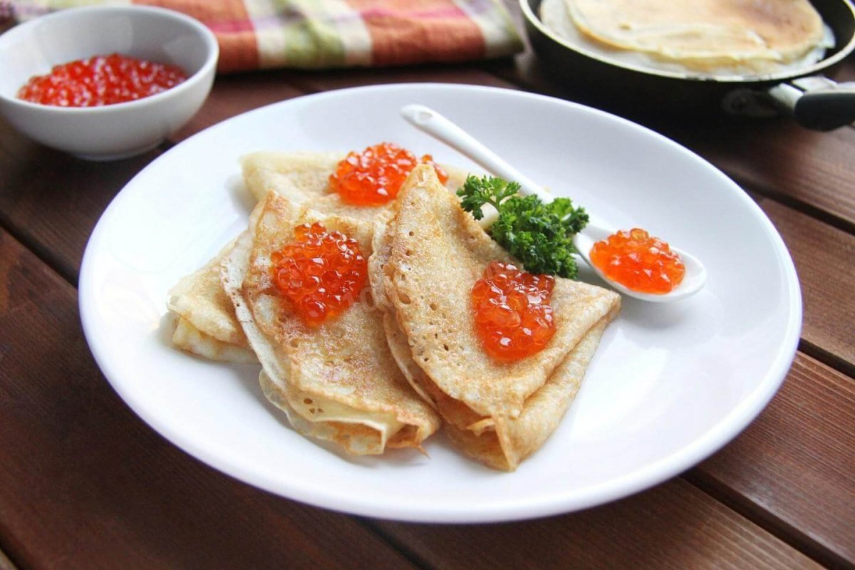 Блинчики с маслом