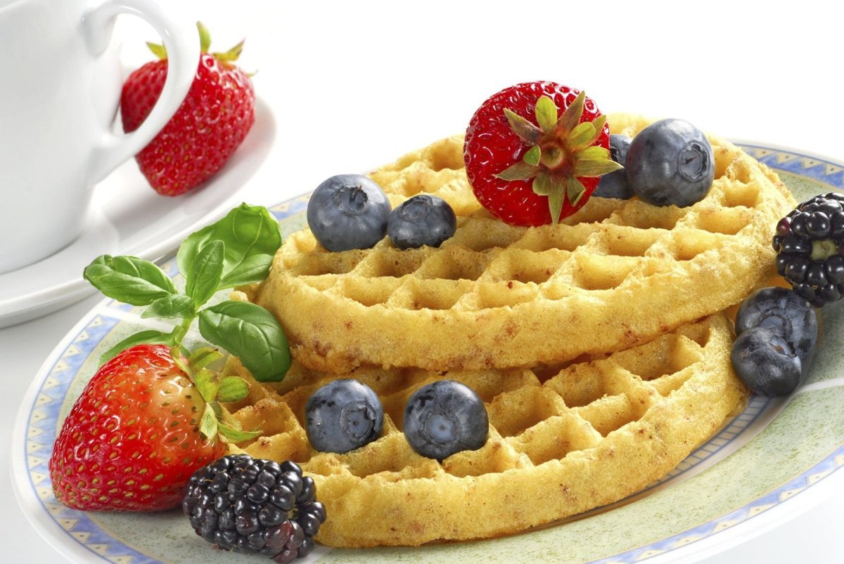 Вафли с джемом