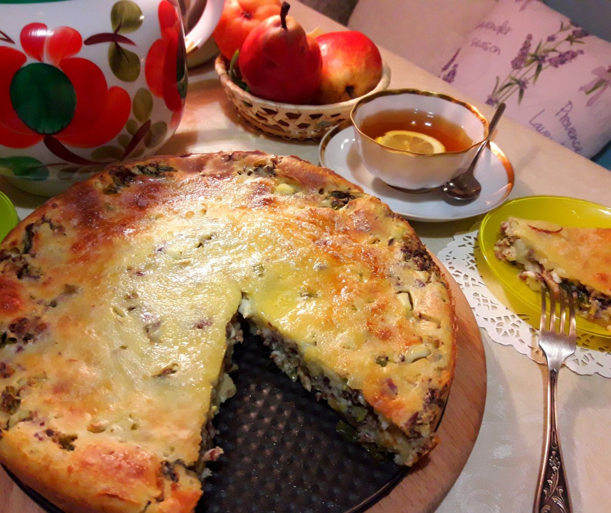 Монастырская кухня заливной пирог