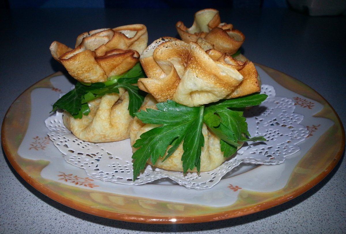 Украшения из блинов
