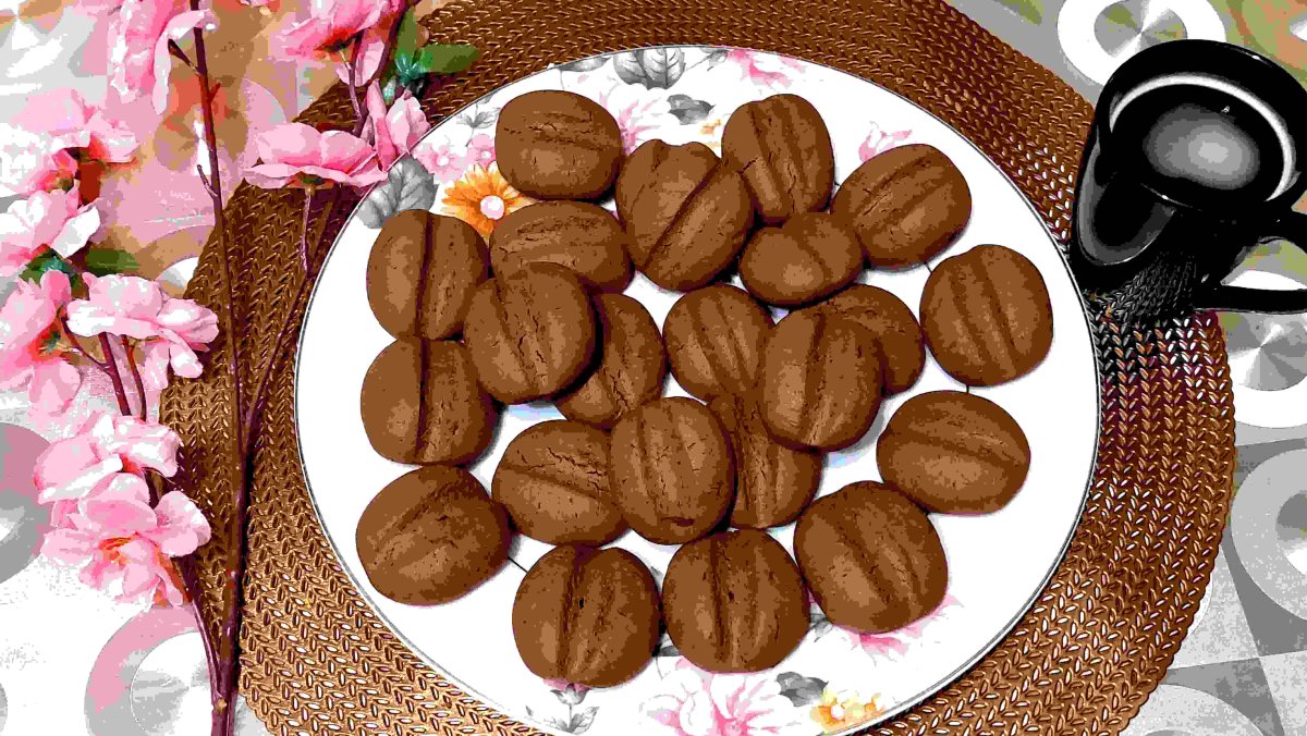 Шоколадно кофейные макаруны