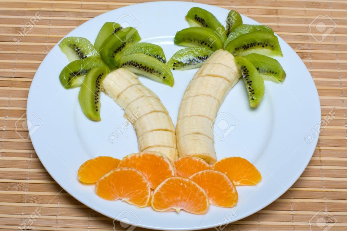 Лаваш с творогом и бананом