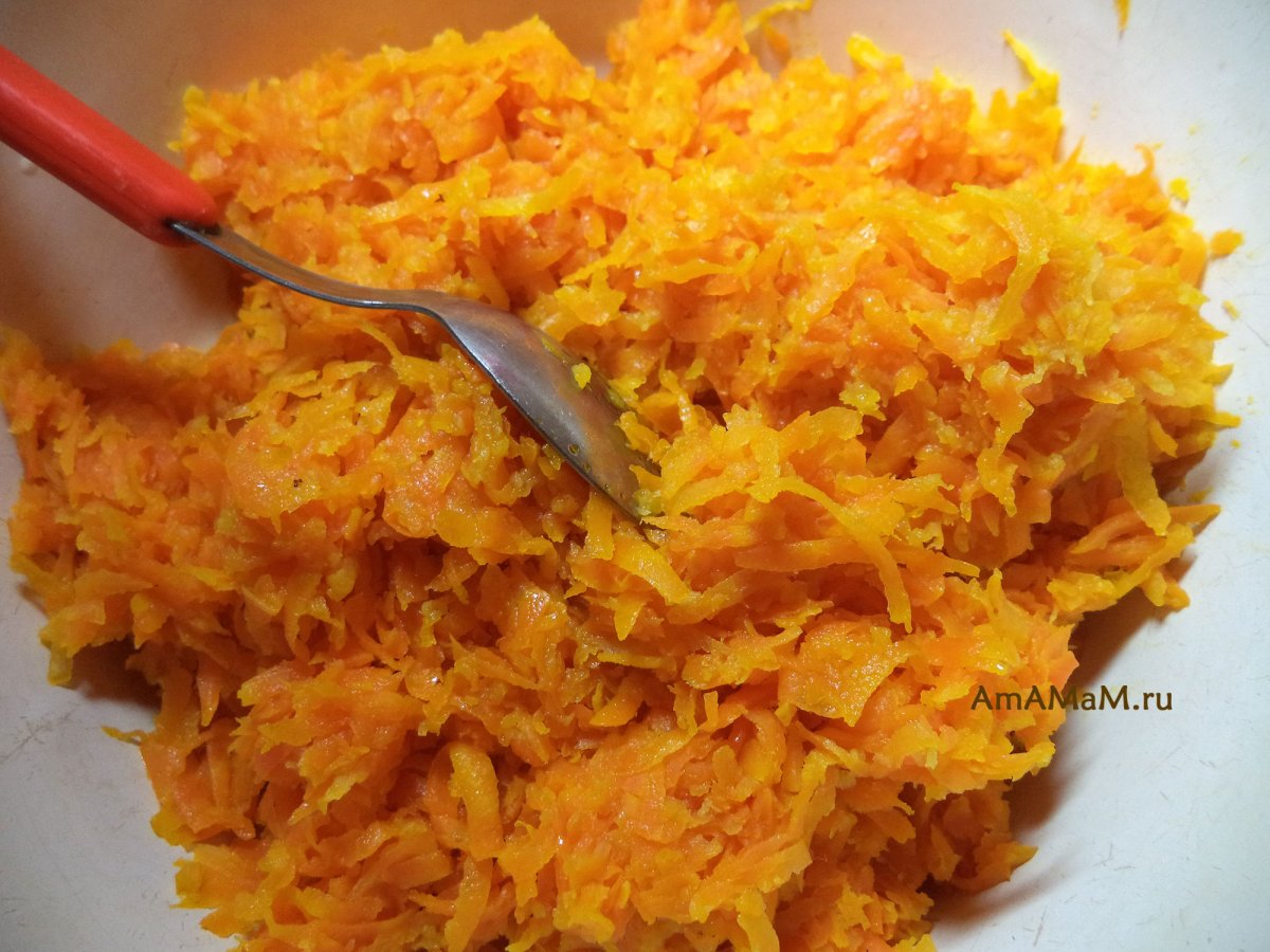 Начинка для пирога из моркови