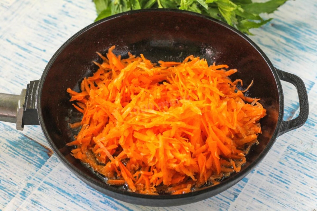 Начинка для пирожков из корейской моркови и