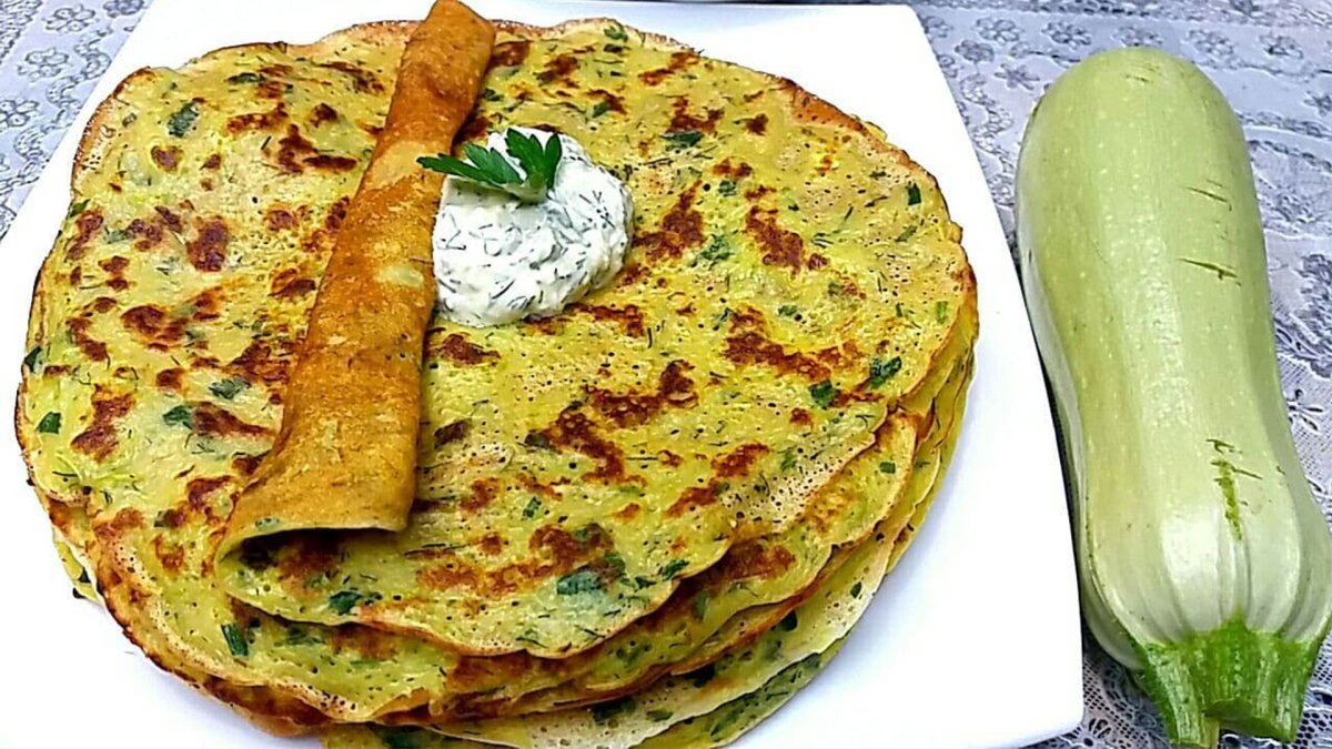 Кабачковые блины