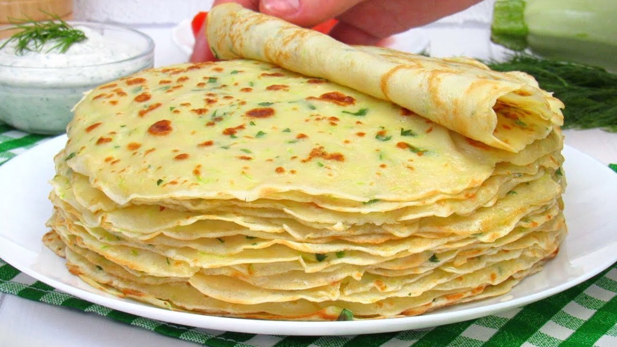 Кабачковые блины