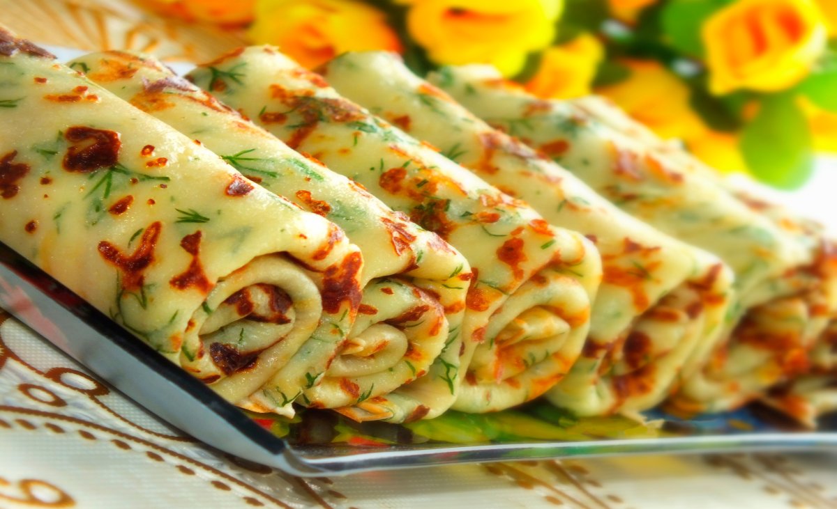 Кабачковые блины на молоке