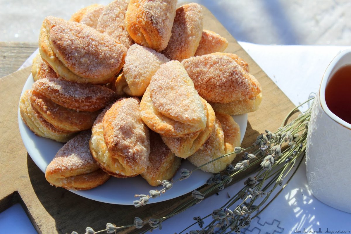 Творожное печенье ракушки
