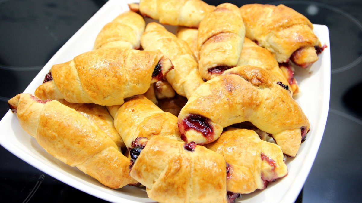 Рогалики с мармеладом