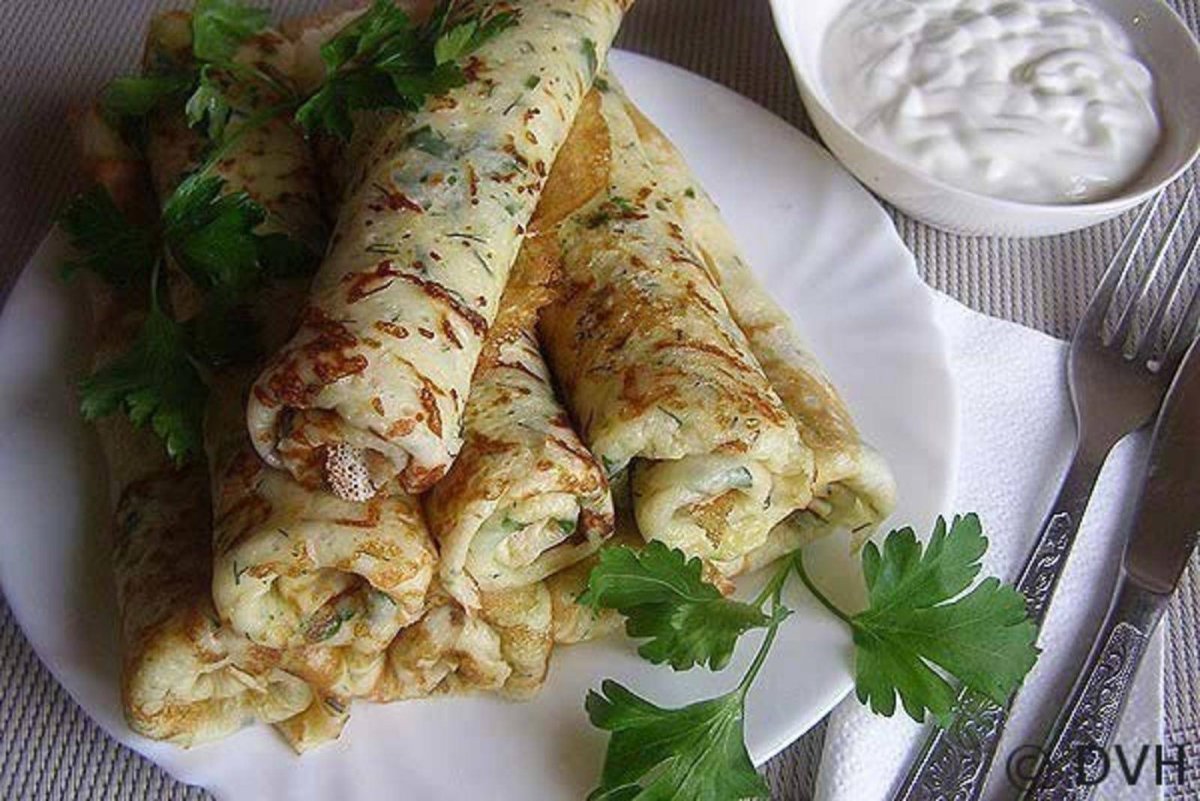 Блинчики с картошкой