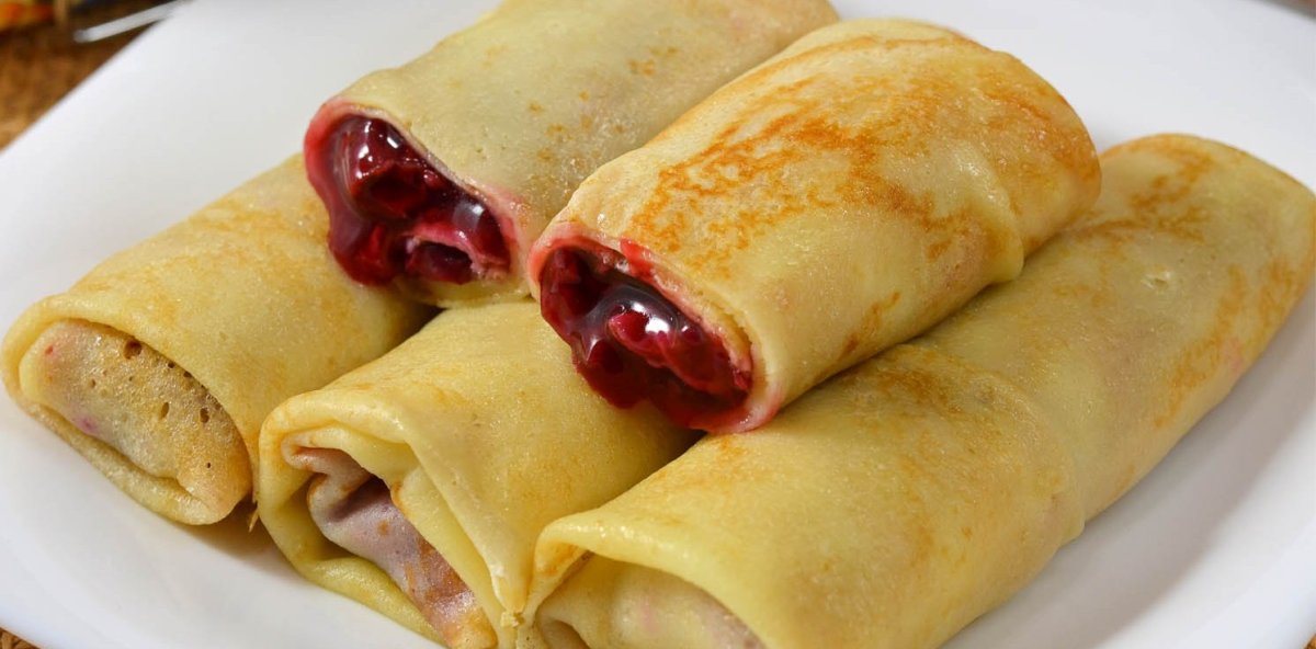 Блины на молоке с дырочками тонкие