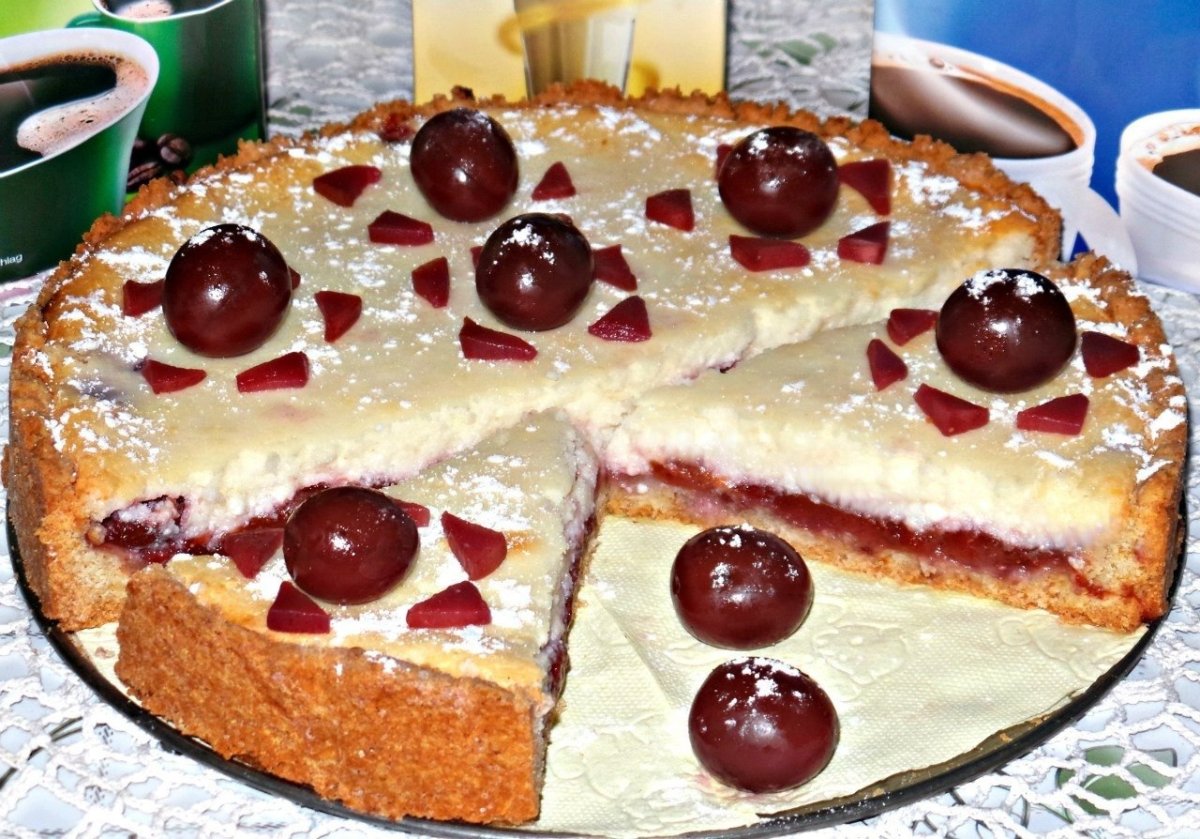 Песочный яблочный пирог