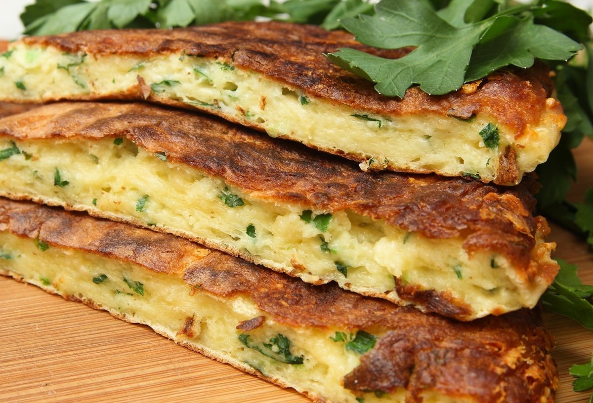 Омлет с цукини и сыром