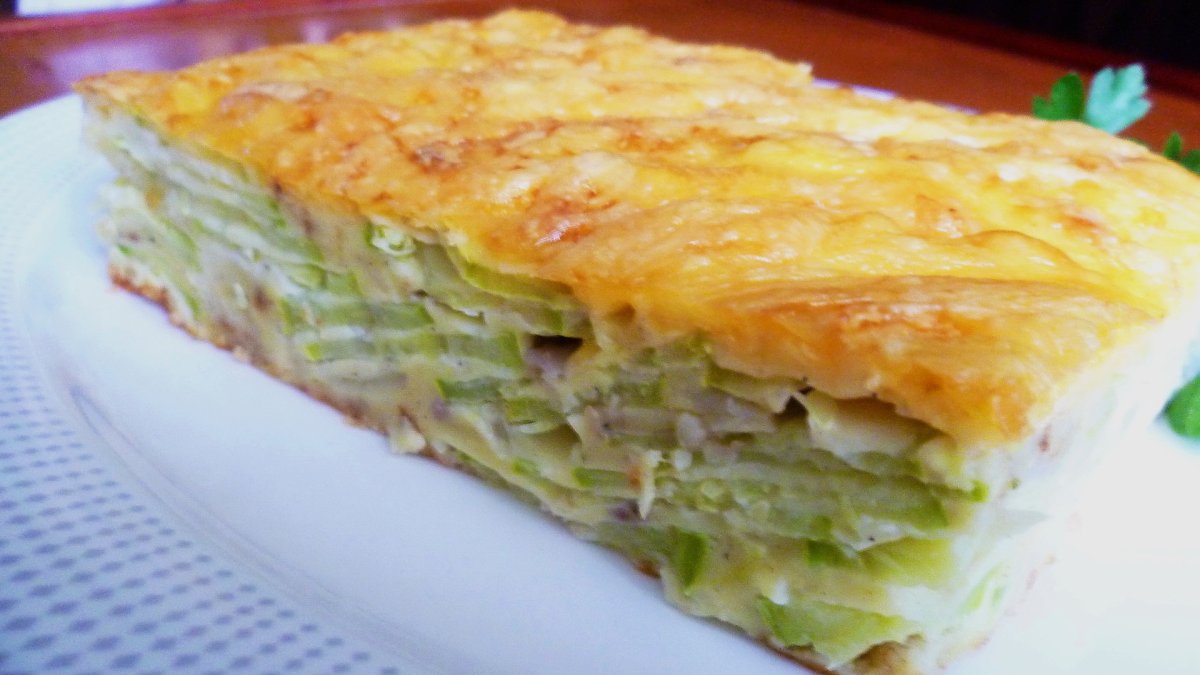 Запеканка с кабачками