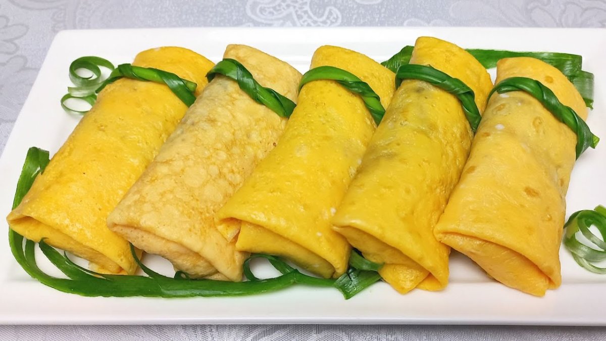 Яичные ПП блины с начинкой