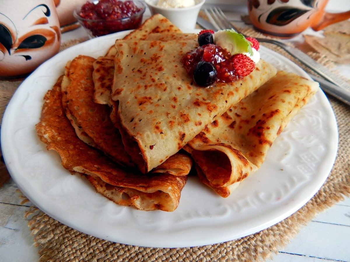 Блины на ржаной муке