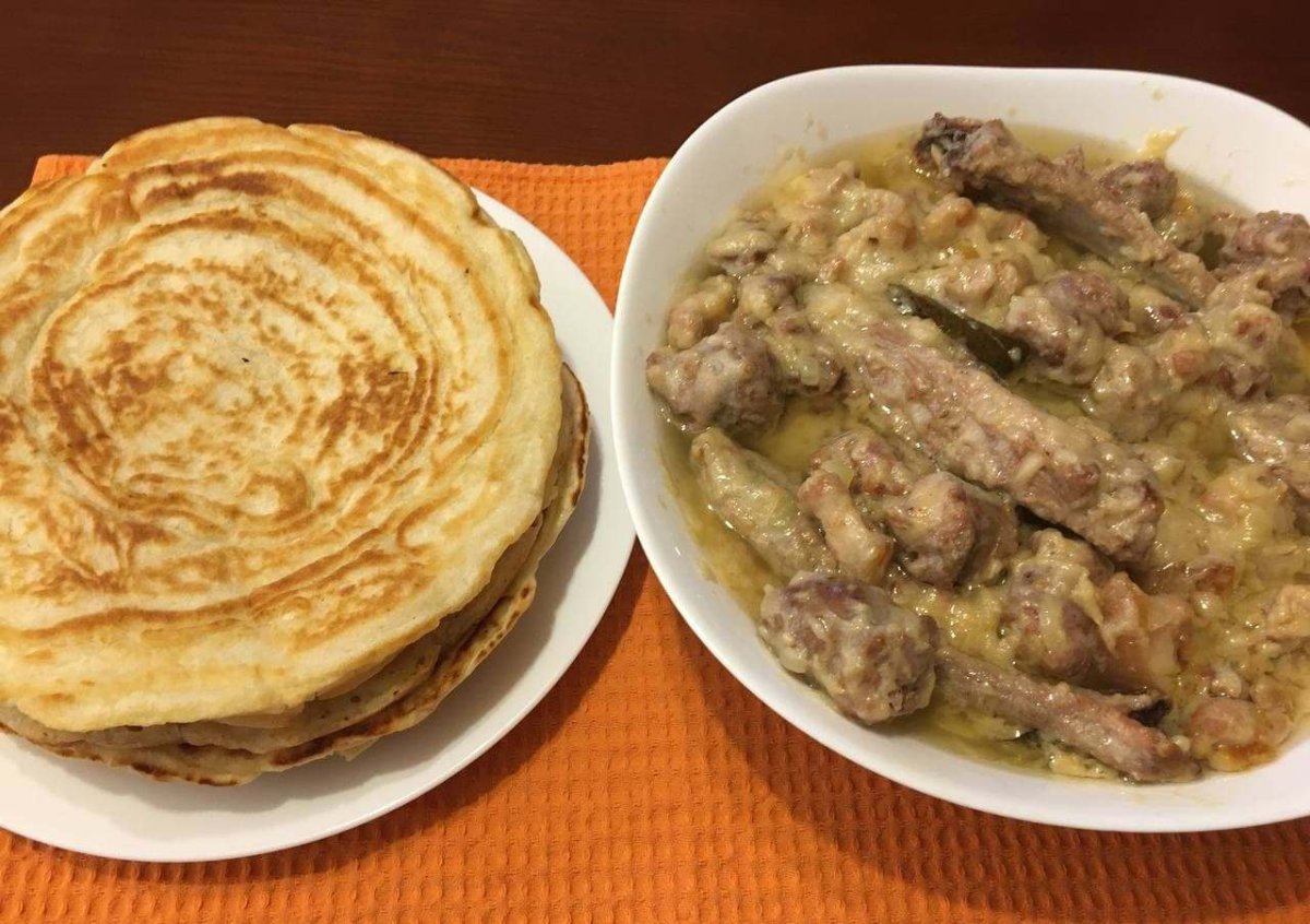 Блинчики с курицей