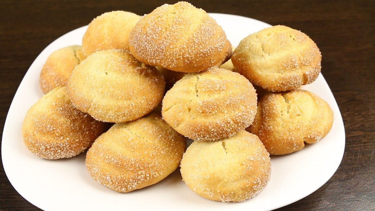 Вкусное печенье на кефире