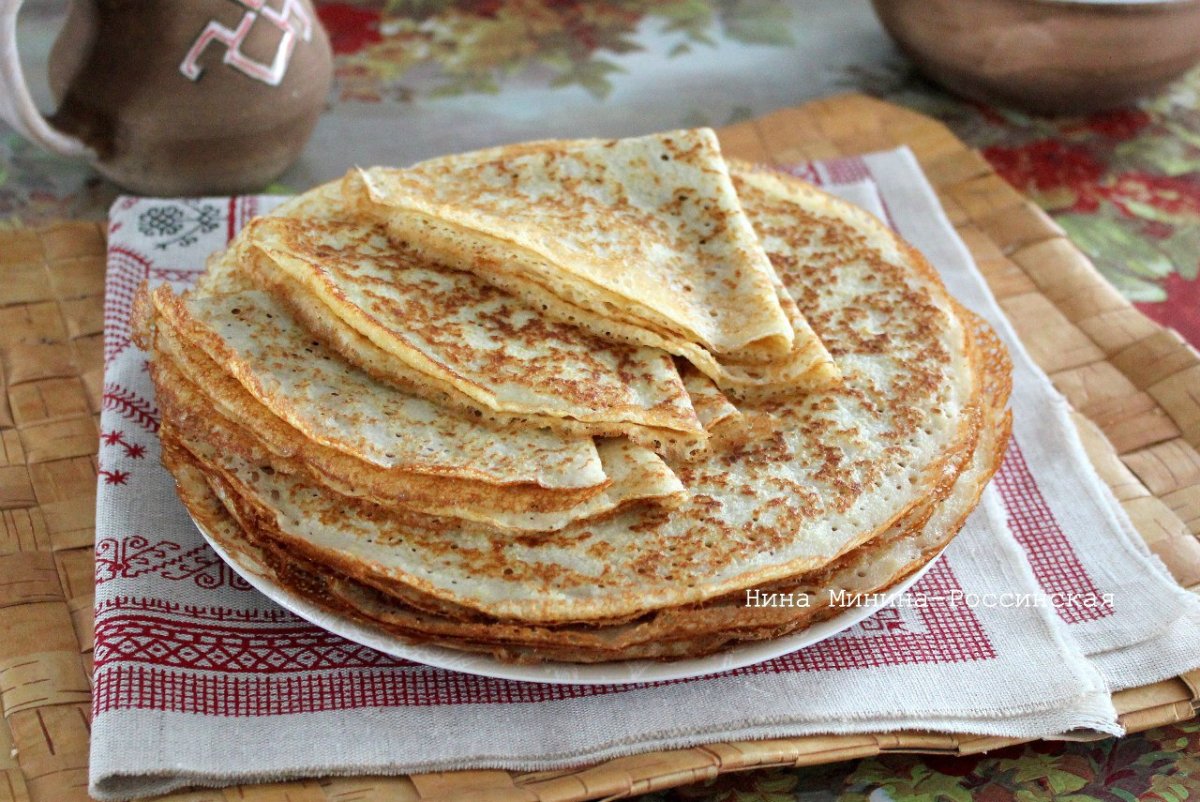 Блины из ржаной муки