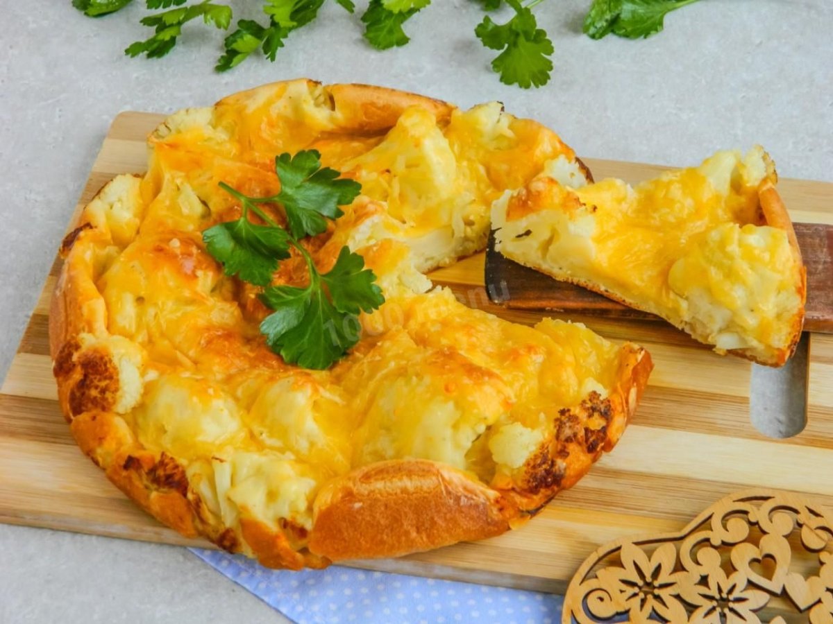 Пирог с цветной капустой