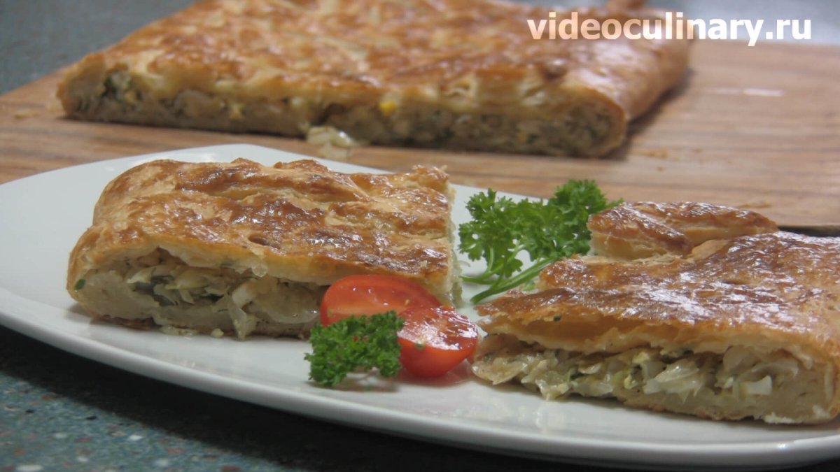 Слоеные пироги с сыром