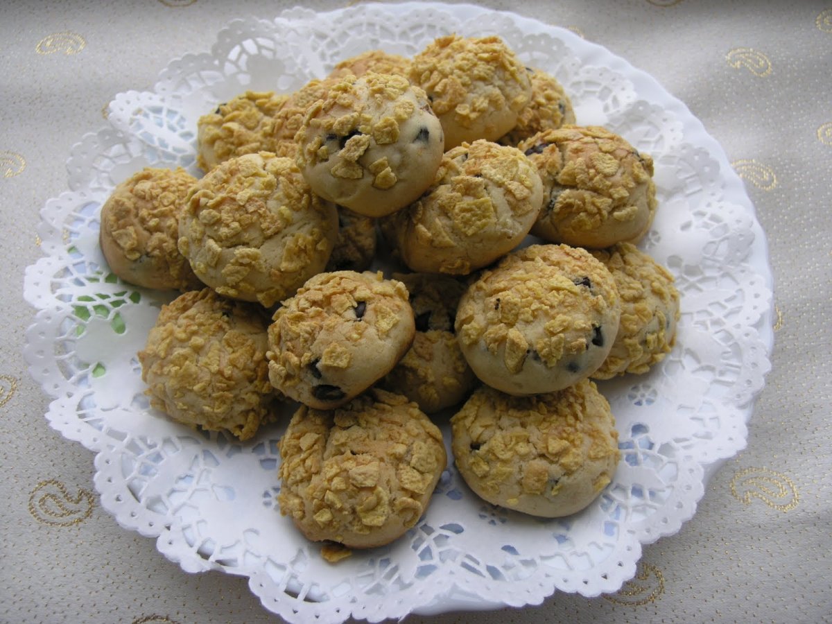 Печенье из кукурузных хлопьев