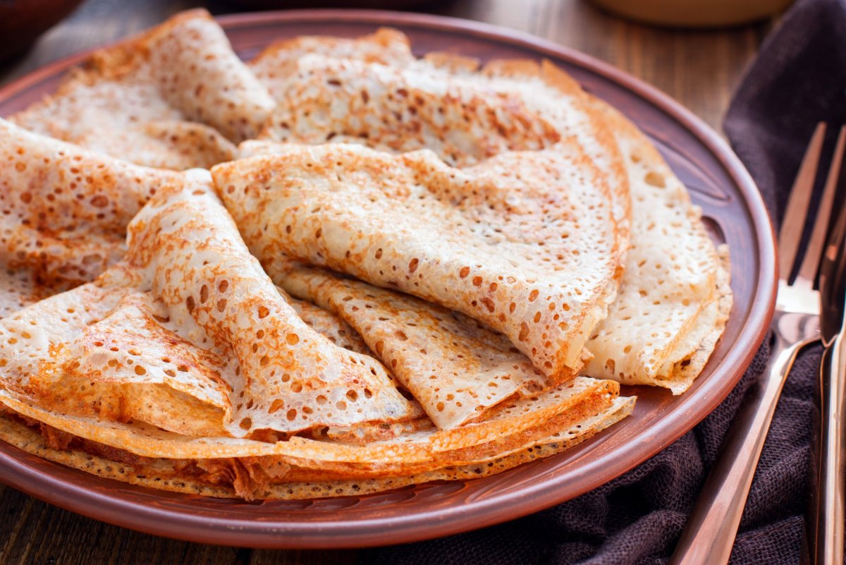 Блины с дырочками