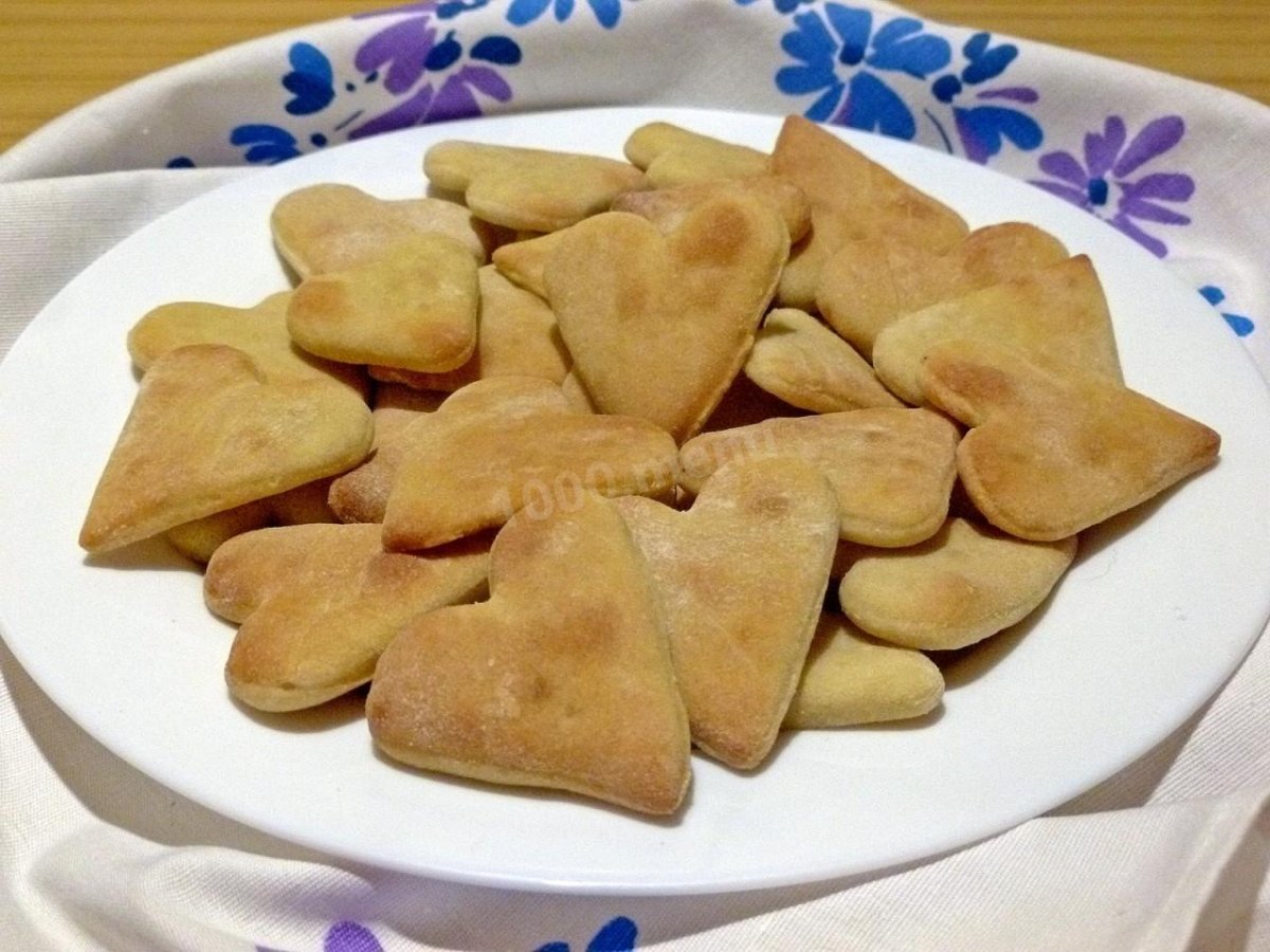 Печенье из пресного теста