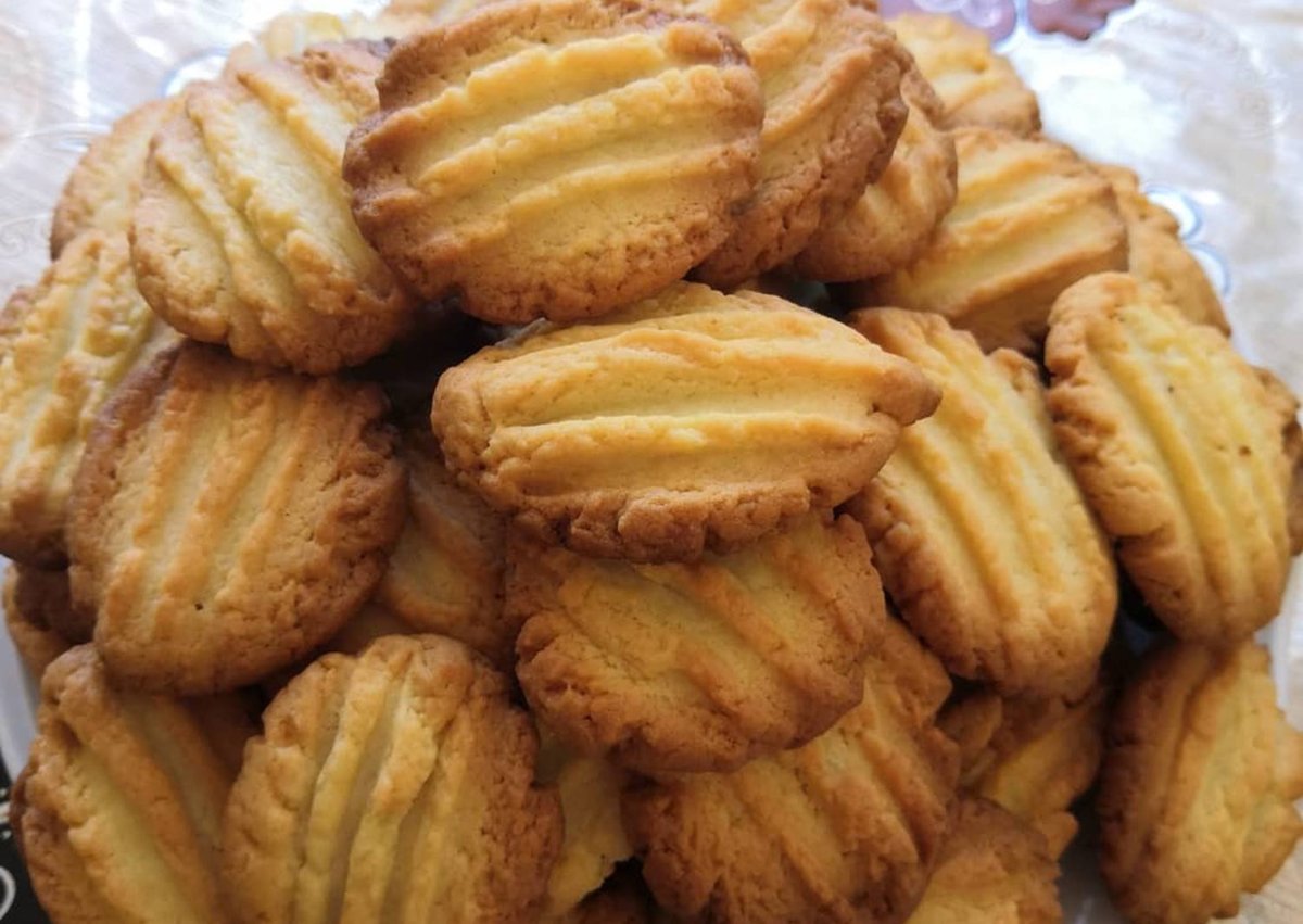 Советское песочное печенье