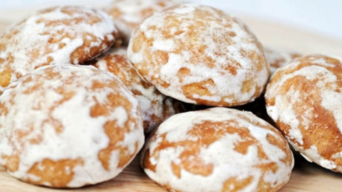 Пряники заварные медовые