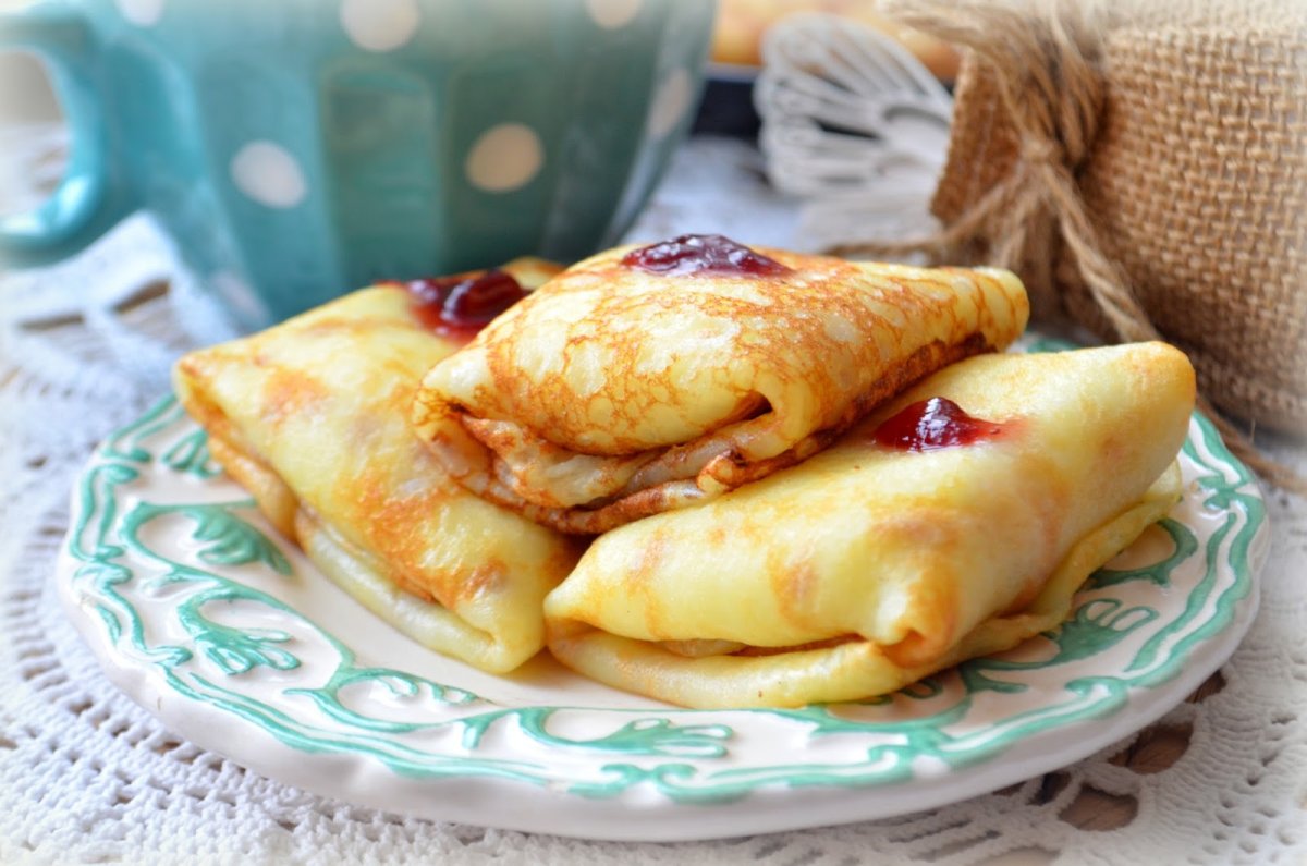 Панкейки с медом