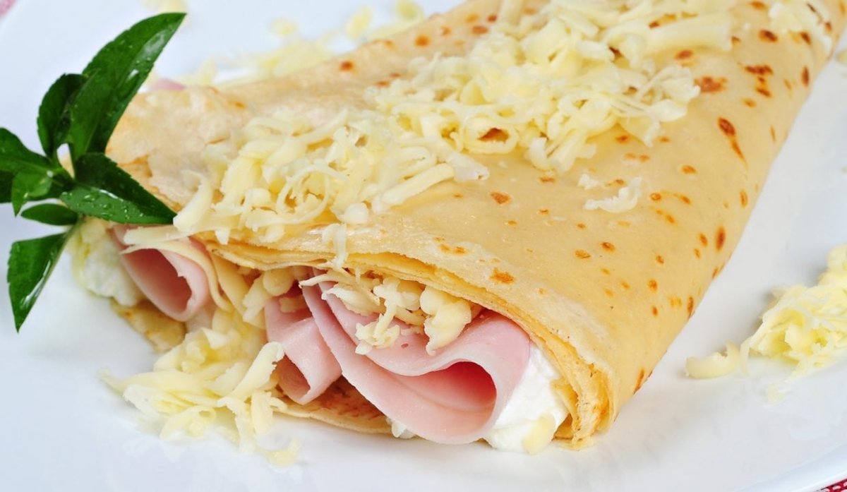 Блинчики с сыром
