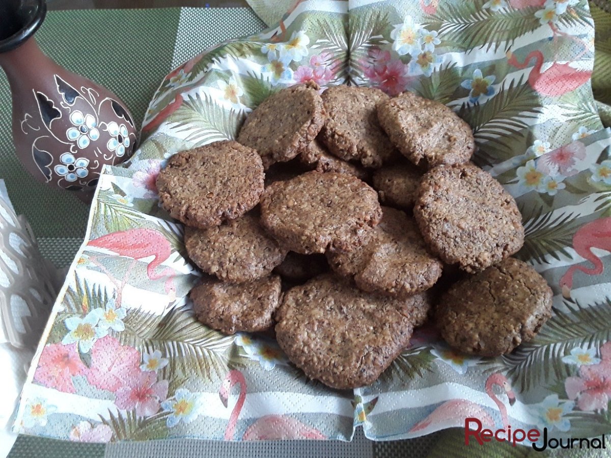 Печенье без муки и сахара