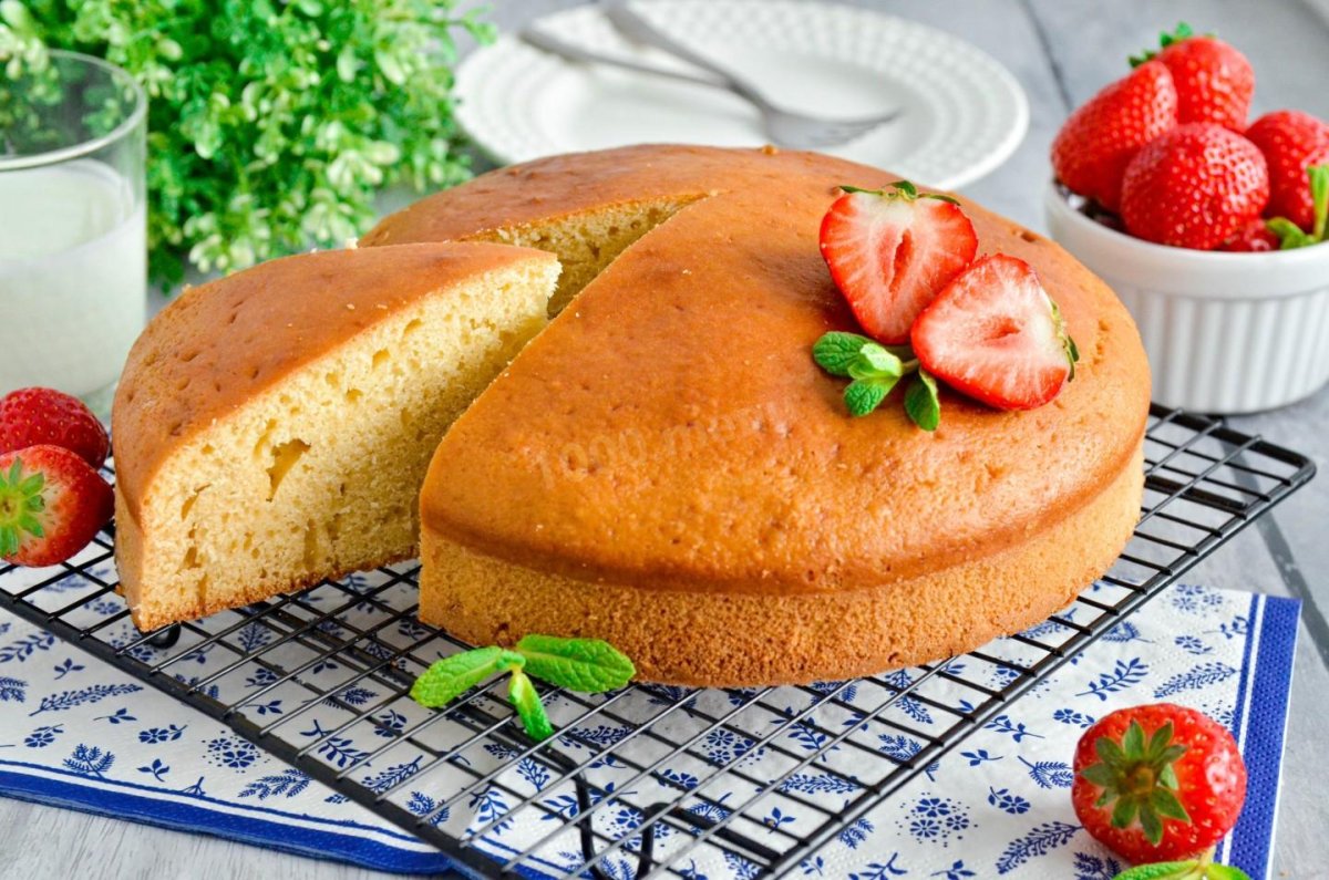 Манник на сметане