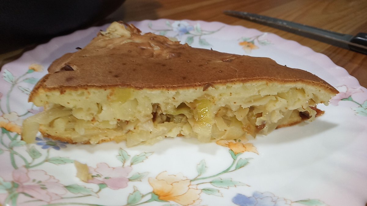 Капустный пирог заливной