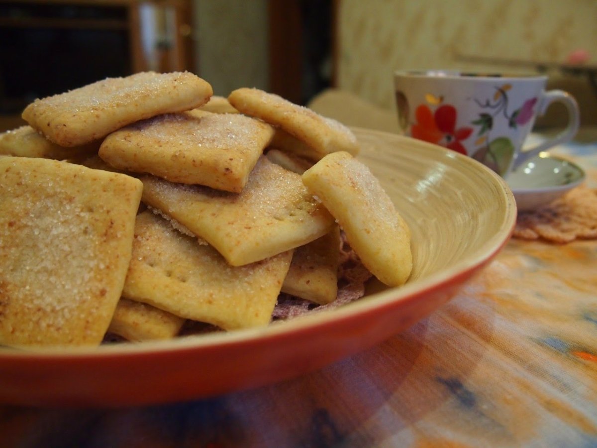 Вкусное рассыпчатое печенье