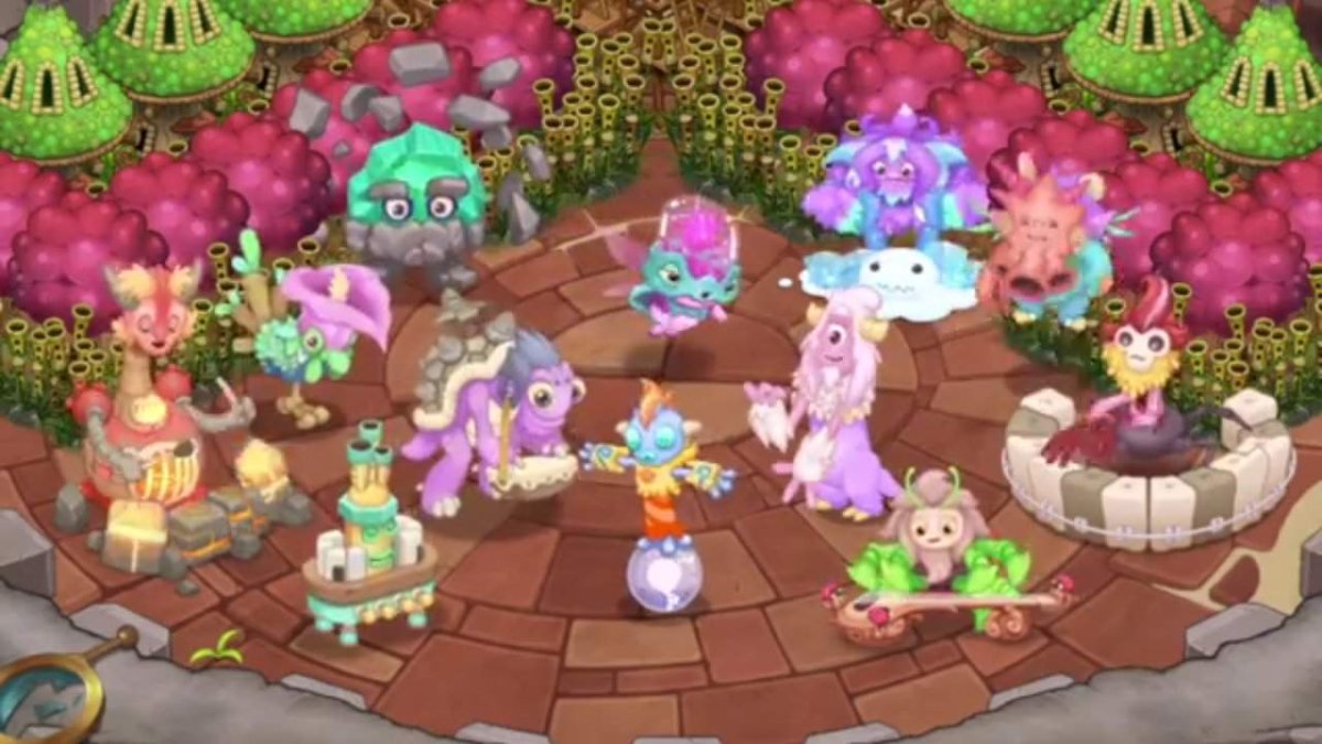Остров небожителей my singing Monsters Dawn of Fire