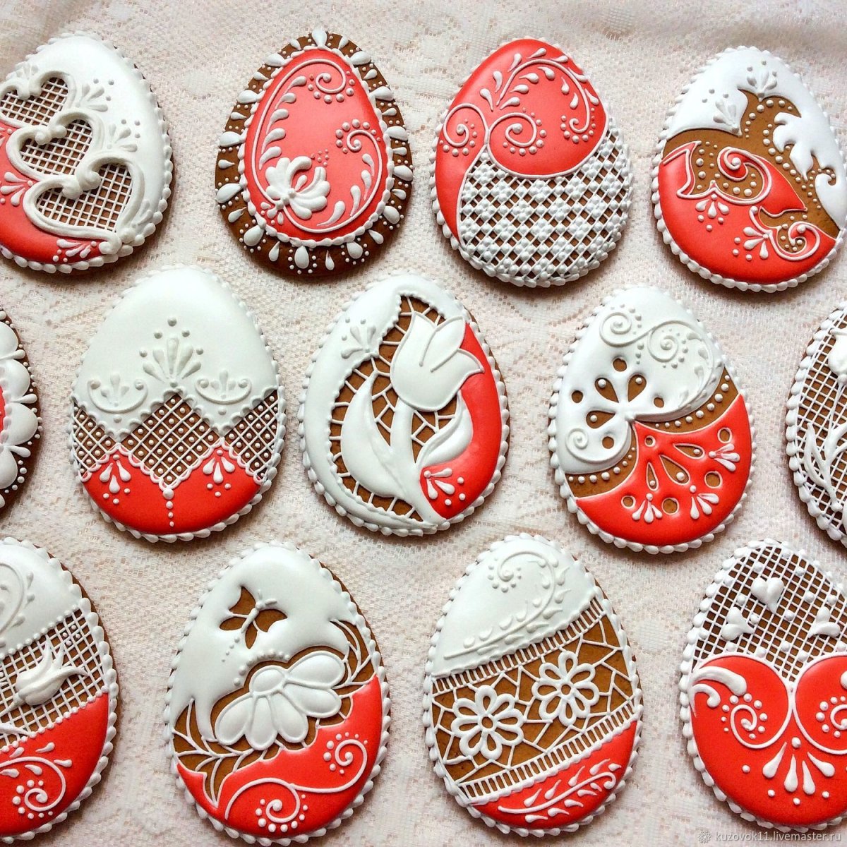 Пасхальные имбирные пряники