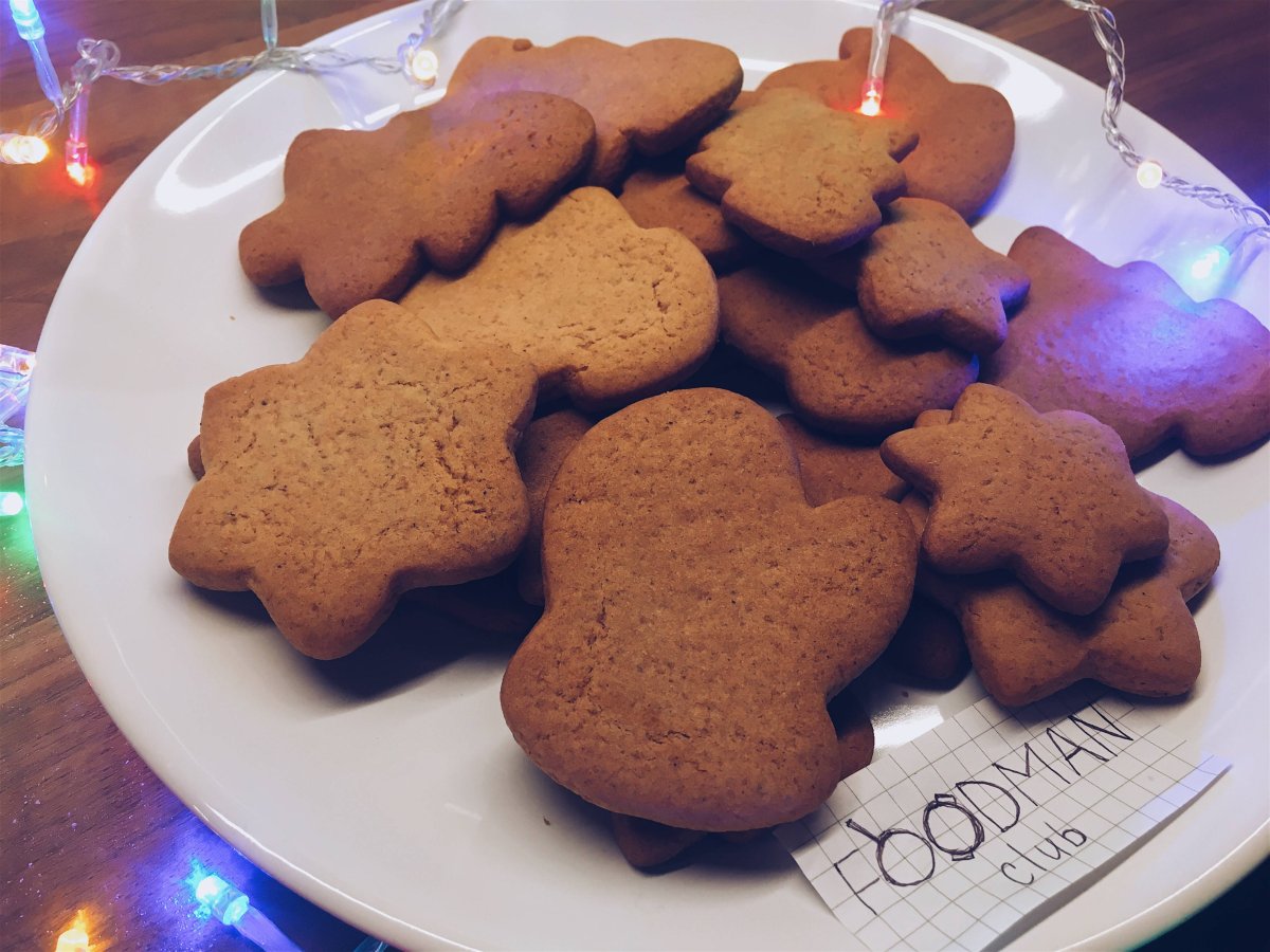 Пряное имбирное печенье