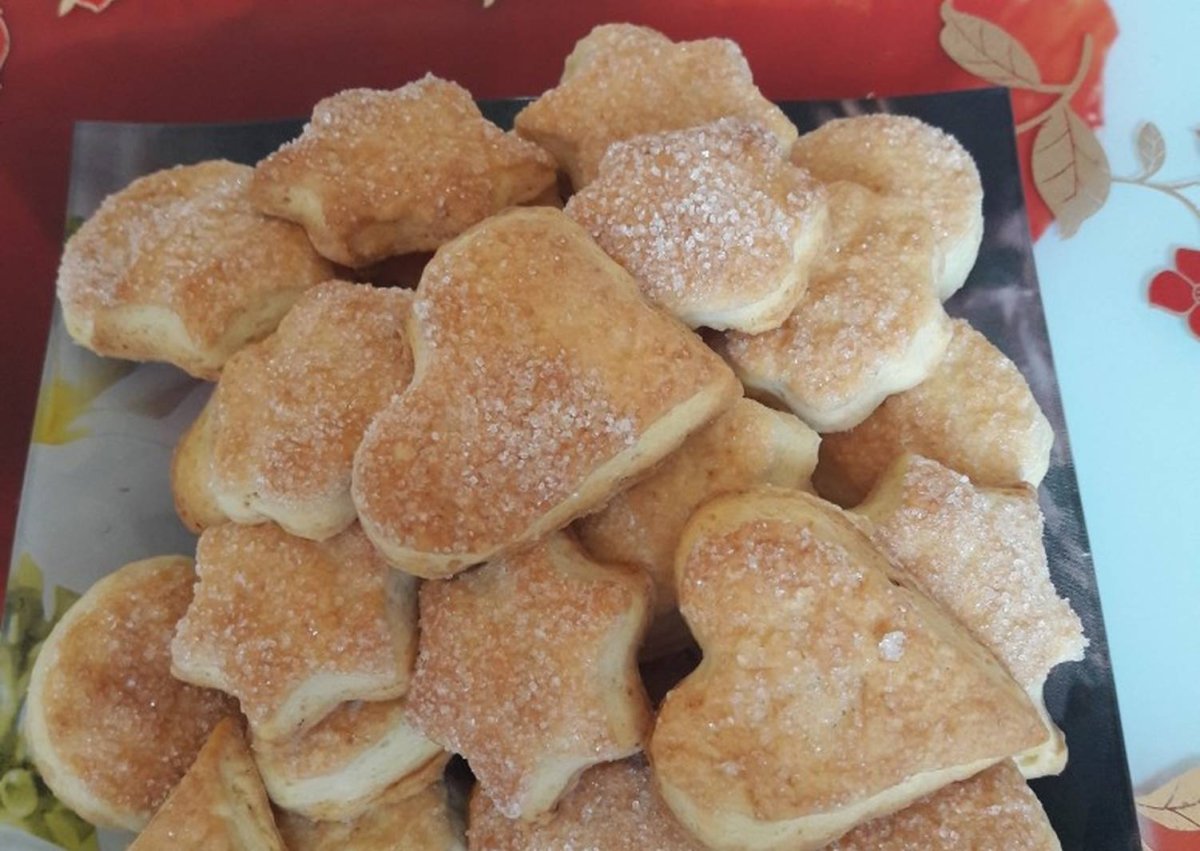 Песочное печенье с сахаром