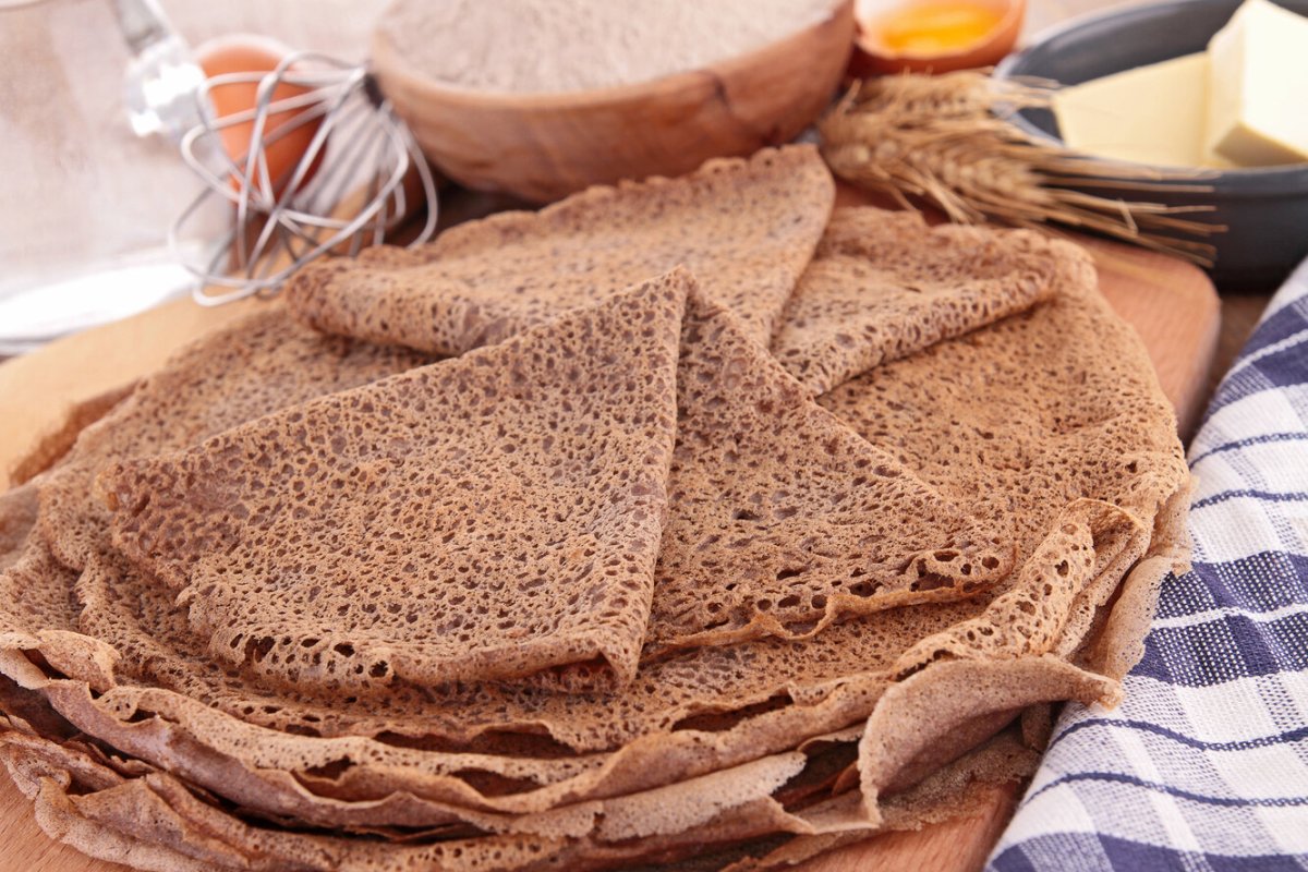 Ажурные блинчики на молоке с какао