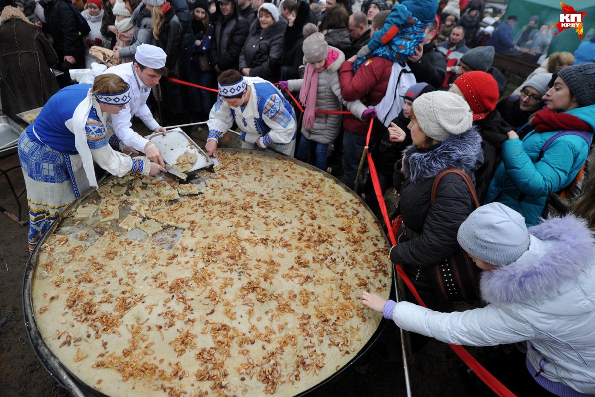 Самый большой блин в мире