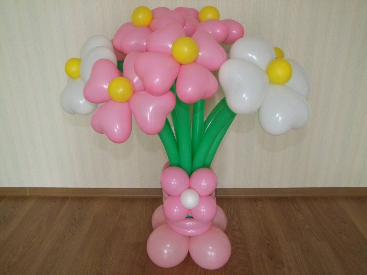 Букет из круглых шаров