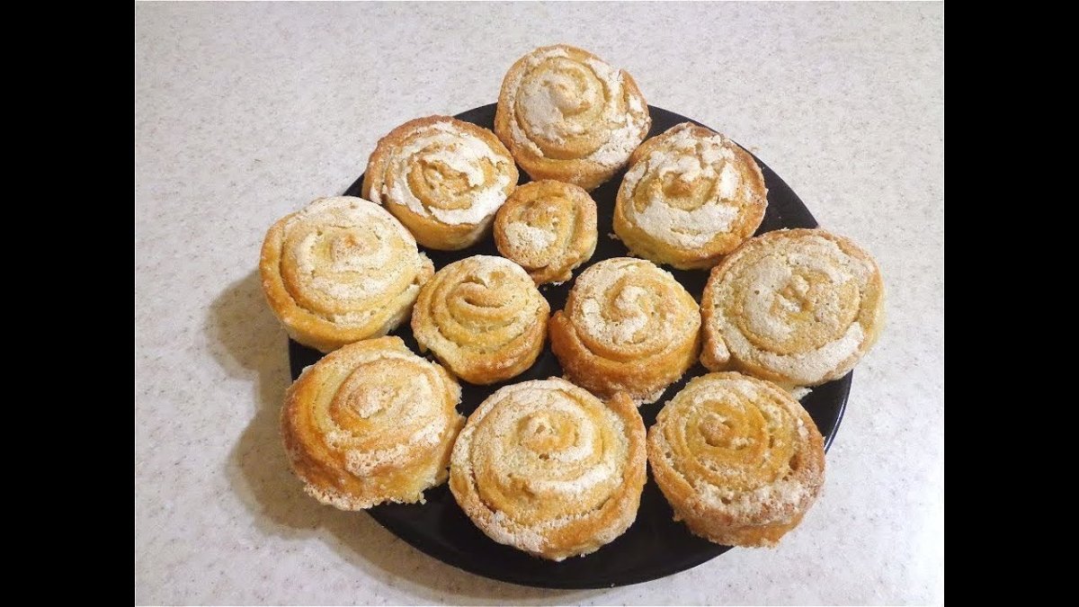 Печенье розочки из теста