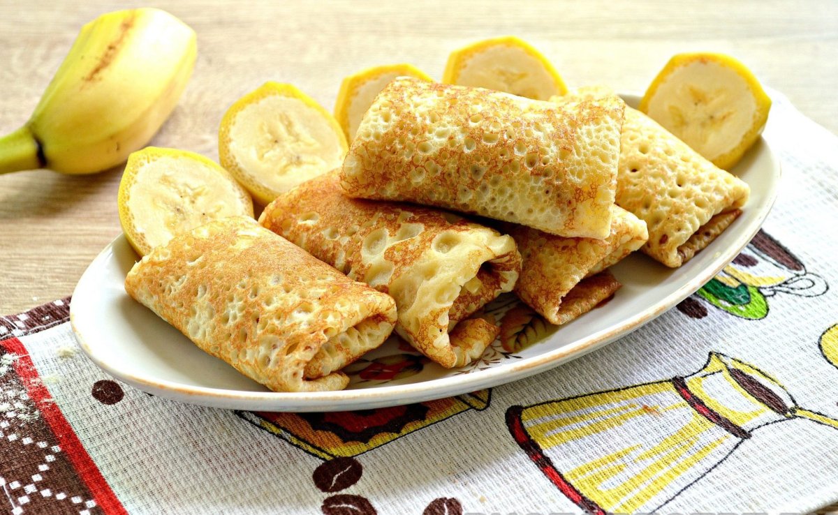 Блины с маслом