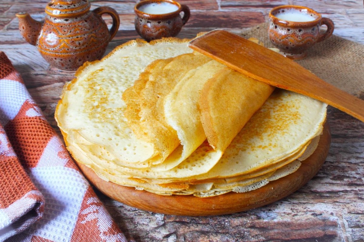 Блины с медом