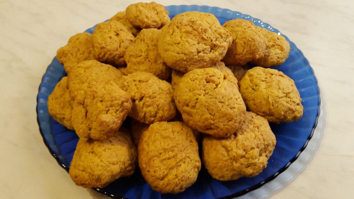 Овсяное печенье с карамелью