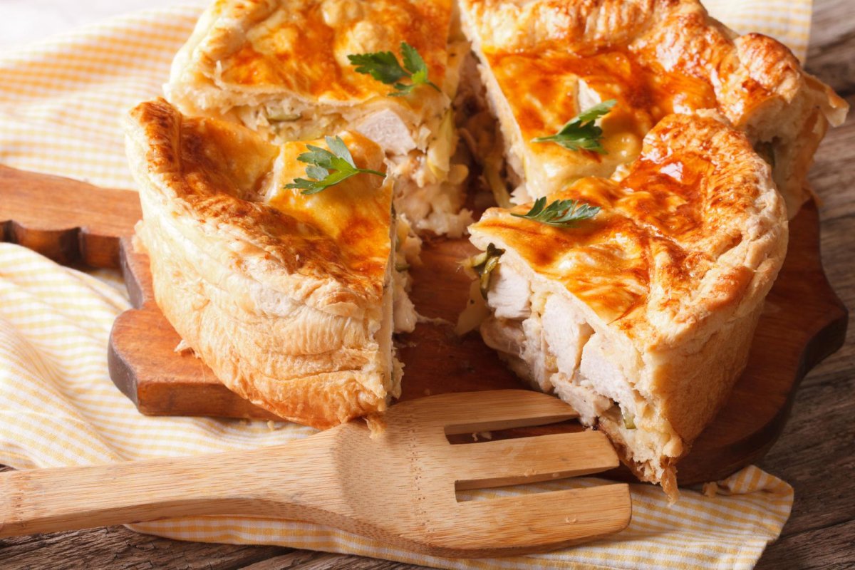 Пирог с курицей Радуга вкуса