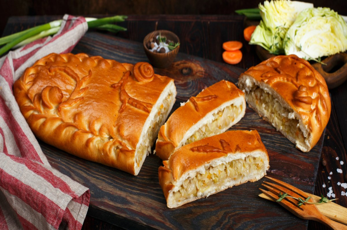 КИШ С грибами